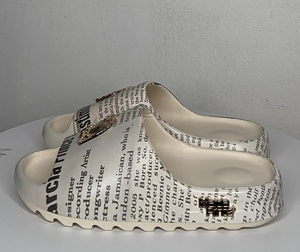 News Paper slippers