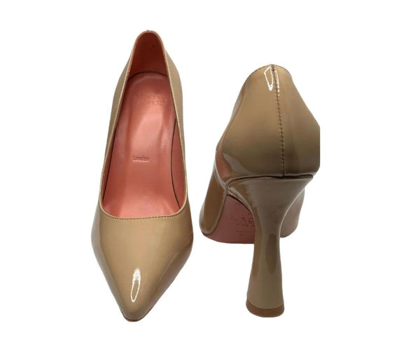 The APHRODITE   peach colour sole high heel women pumps