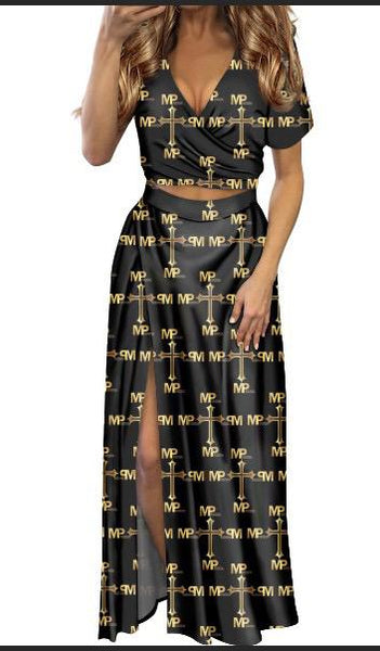 Keep it Sexy and sophisticated in this Marcia prince 2 piece skirt set