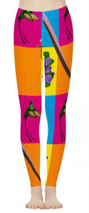 Colourful summer leggings