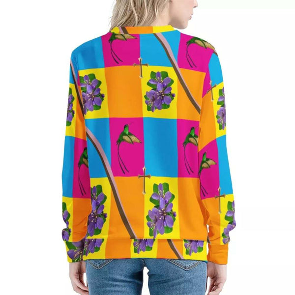 Lady’s Pop Art Sweatshirt, and Jamaica inspired sweatshirt