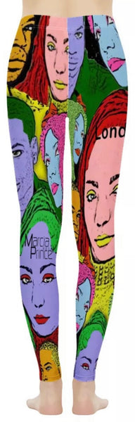 Colourful summer leggings