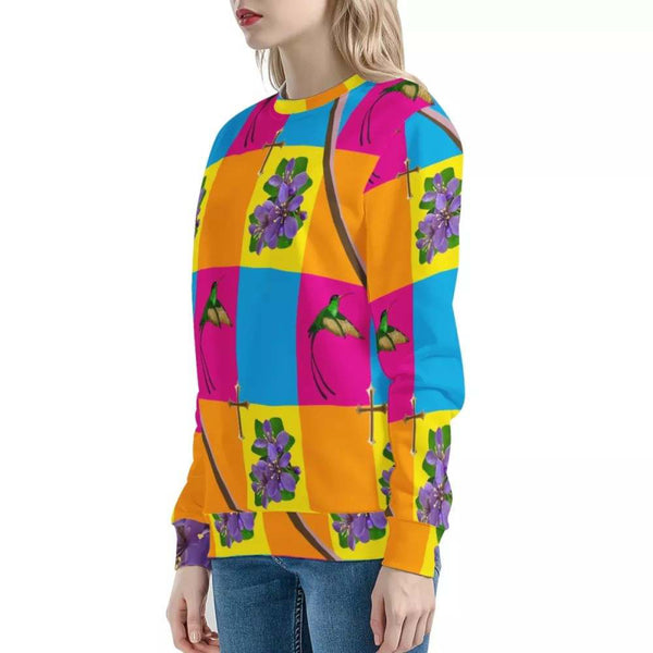 Lady’s Pop Art Sweatshirt, and Jamaica inspired sweatshirt