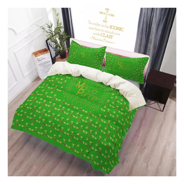 Luxurious designer 3 piece bed set, every style can be order to your colour