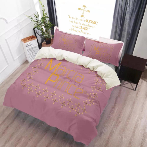 Luxurious designer 3 piece bed set with designer name all style can be order in your choice of colour