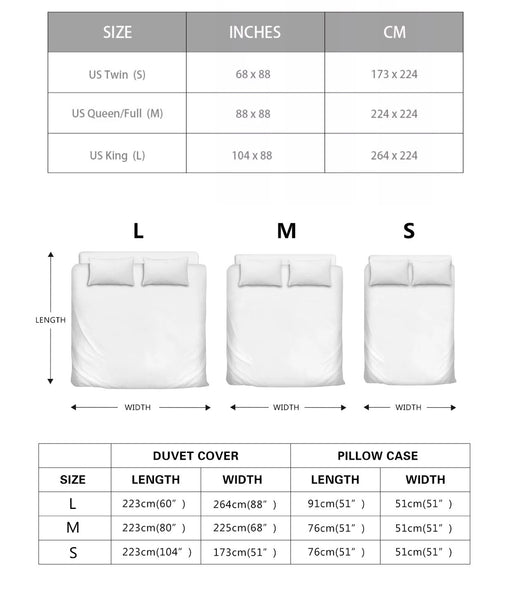 Luxurious designer 3 piece bed set