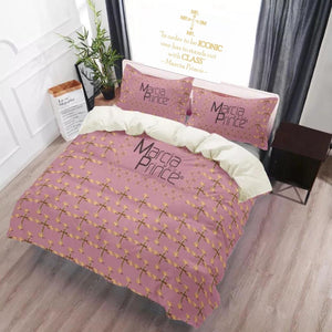 Luxurious designer 3 piece bed set, every style can be order to your colour